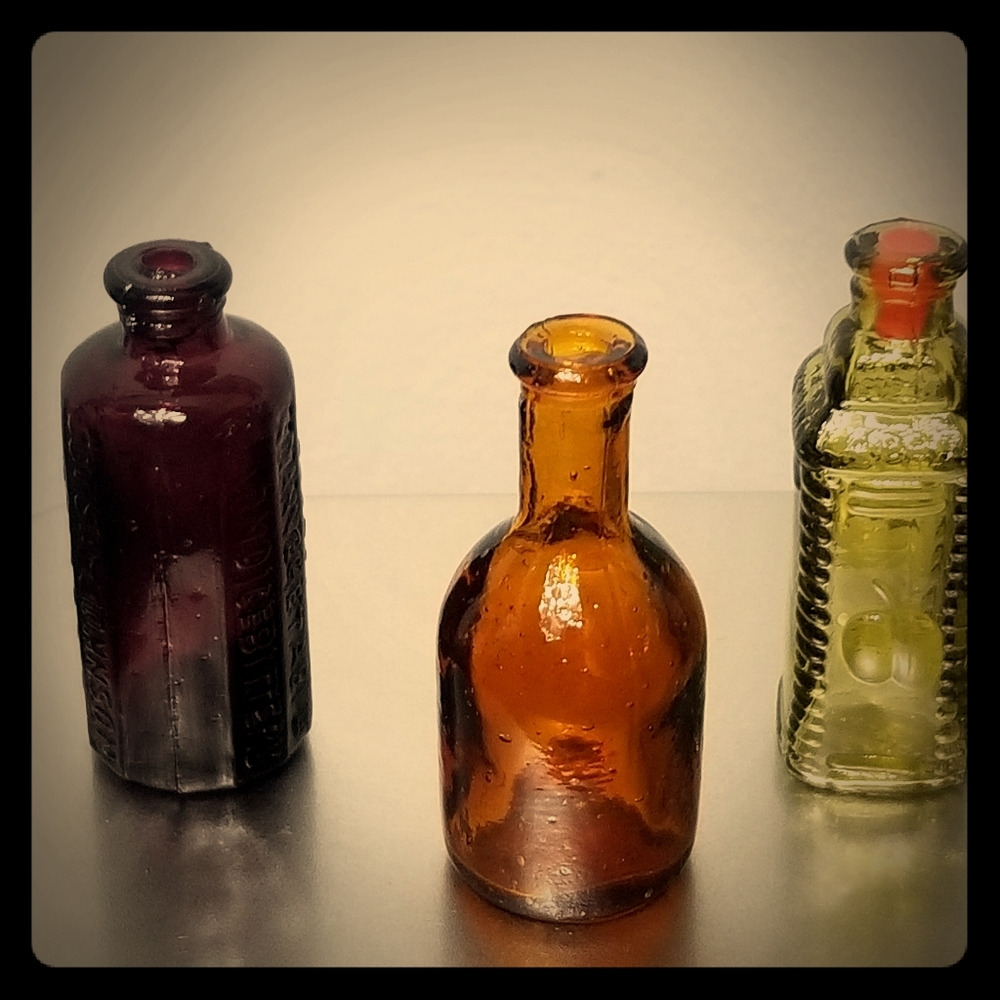 Vintage mini bottles